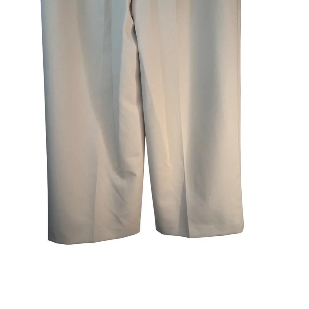 2/$30 ZARA Size 26 Womens Beige Wide-Leg Culottes